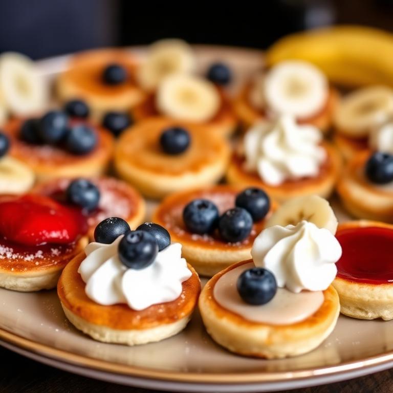 Mini pancake party platter